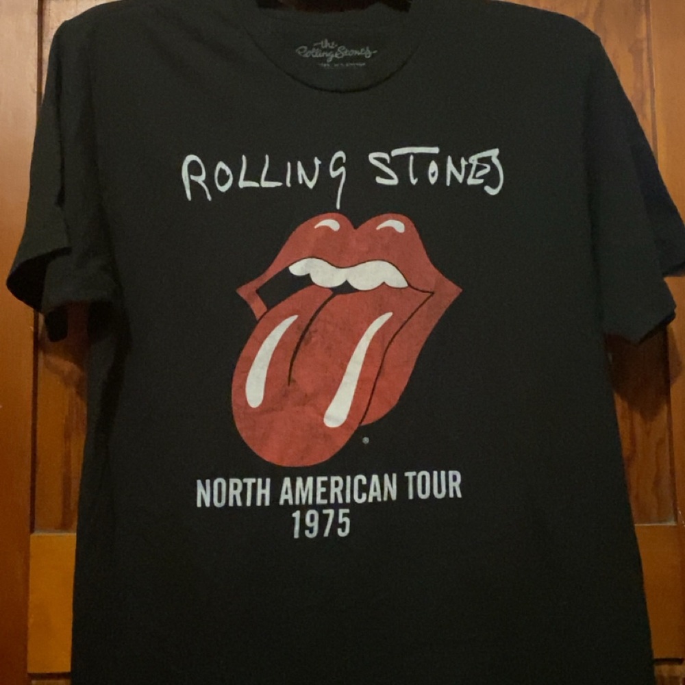 The Rolling Stones Red and Black Graphic Tee